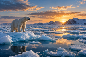 Arctic sea ice during the summer melt season